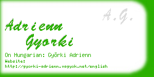 adrienn gyorki business card